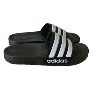 ADIDAS Adilette Cloudfoam Black Slides BRAND NEW Mens Size US6